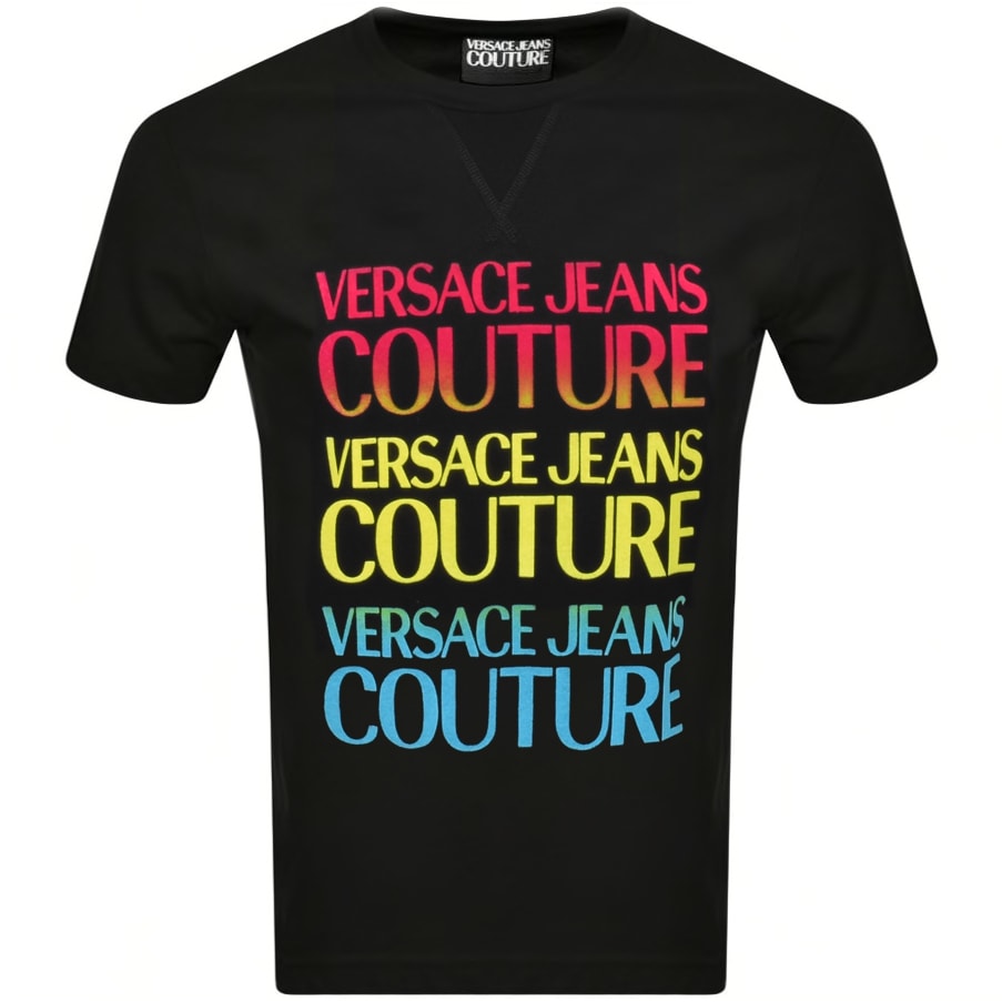 Alternative Image for ProductVersace Jeans Couture Logo T Shirt Black1